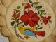 Folkart Toleware Tray Lot Birds And Flowers Toleware photo 2