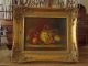 Antique Glossy Heller Painting In A Ornate Gold Wooden Frame Amsterdam Other photo 1