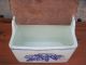 Vintage Recipe Box - White With A Wooden Lid Stamped Japan Boxes photo 2