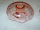 1920 ' S Or Pink Depression Glass Candle Holders W/etched Floral Design,  Exc.  Cond Candle Holders photo 1