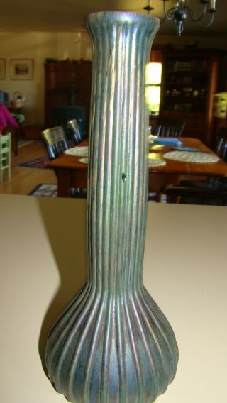 Iridescent Vase,  Green Color photo