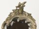 Antique French Silver On Bronze Beveled Mirror – Detail - Mirrors photo 2
