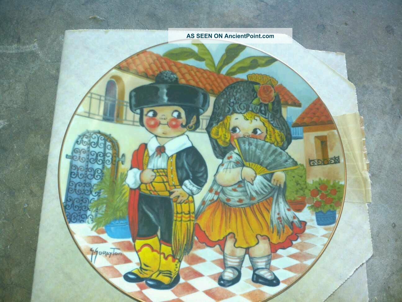 Dolly Dingle First Edition Plate Visits Spain Plates & Chargers photo