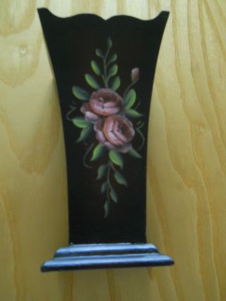 Decorative Wooden Vase photo