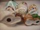 4 Vintage Porcelain Dresser - Top Figurines - One Is A Hat Pin Holder - - Josef,  Lefton Figurines photo 6