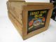 Vintage Wooden Peach Crate Sunny Slope Farms Brand Carolina Fruit Produce Boxes photo 2