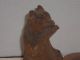 Vintage Carved Wood Russian Bear With Jar Carved Figures photo 3