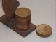 Vintage Carved Wood Russian Bear With Jar Carved Figures photo 5