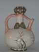 Antique Victorian German Porcelain Vase Carafe Ewer? With Relief Rw Rudolstadt Vases photo 6