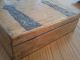 Antique / Victorian Wood Box With Brass Detail Boxes photo 3