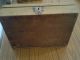 Antique / Victorian Wood Box With Brass Detail Boxes photo 6