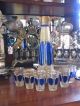 Antique Czech Decanter & 6 Shot Glasses - The Jewish Holiday Set. Decanters photo 1