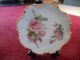 Empire China Plate Green With Pink Roses And Embossed Design 890 Plates & Chargers photo 1