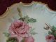 Empire China Plate Green With Pink Roses And Embossed Design 890 Plates & Chargers photo 4