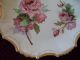 Empire China Plate Green With Pink Roses And Embossed Design 890 Plates & Chargers photo 6