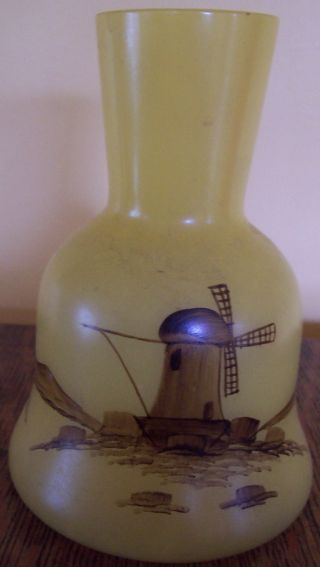 Glass Bell Vase Antique Vintage photo