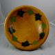 Vintage Mid Century Munising Handpainted Ivy Wooden Salad Bowl With Legs Bowls photo 1