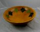 Vintage Mid Century Munising Handpainted Ivy Wooden Salad Bowl With Legs Bowls photo 2