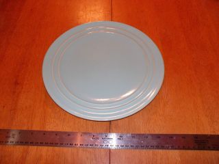 Vintage Pacific Pottery Hostess Ware Plate 613 Turquoise,  California Pottery photo