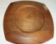 Gladmark Wood Wooden Cheese Tray With Adorable Bird Tile Insert Mcm Eames Era Trays photo 11