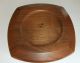 Gladmark Wood Wooden Cheese Tray With Adorable Bird Tile Insert Mcm Eames Era Trays photo 8
