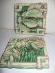 2 Peace Valley Tiles Co.  New Britian Pa.  Pottery Tiles 4 1/4 