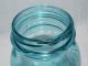 5 Vintage Antique Blue Ball Mason Jars Glass Wedding Vases 1896 - 1923 Zinc Lids Jars photo 4