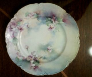 Haviland France Hand Painted Plate - C.  1876 - 1889 - H&co.  L France photo