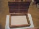 Vintage Wooden Hinged Cover Brass Harware Hand Painting Boxes photo 2