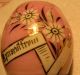 Vintage Pink & Gold Lustre Sugar Bowl Md In Germany Newtownards Ireland Souviner Creamers & Sugar Bowls photo 4