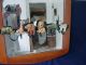 Vintage 60 ' S 70 ' S Maple/pine? Farm House Style Wall Mirror W/animal Hooks Cute Mirrors photo 1