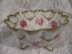 Antique Kuno Steinmann Porcelain Bowl Bridal Roses A La France Made In Germany Bowls photo 2