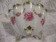 Antique Kuno Steinmann Porcelain Bowl Bridal Roses A La France Made In Germany Bowls photo 5