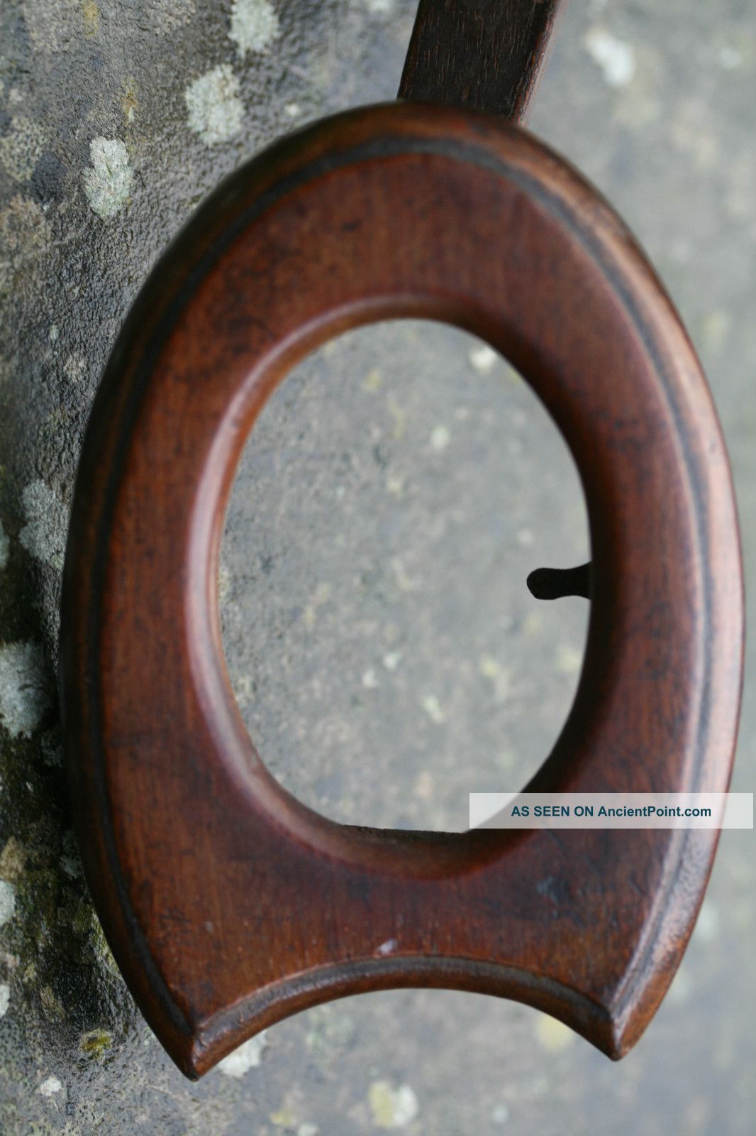 19th C Oak Picture Or Photo Frame In The Shape Of A Victorian Toilet Seat Other photo