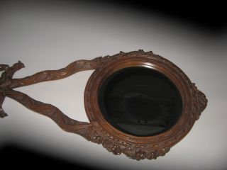 Antique Decorative Mirror With Wood Made In Egypt photo