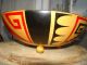 Unusual Munising Pueblo Native American Painted Bowl 1940 Signed Sister Mary Bowls photo 2