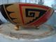 Unusual Munising Pueblo Native American Painted Bowl 1940 Signed Sister Mary Bowls photo 7