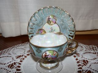 Royal Sealy Lustreware Cup And Saucer photo