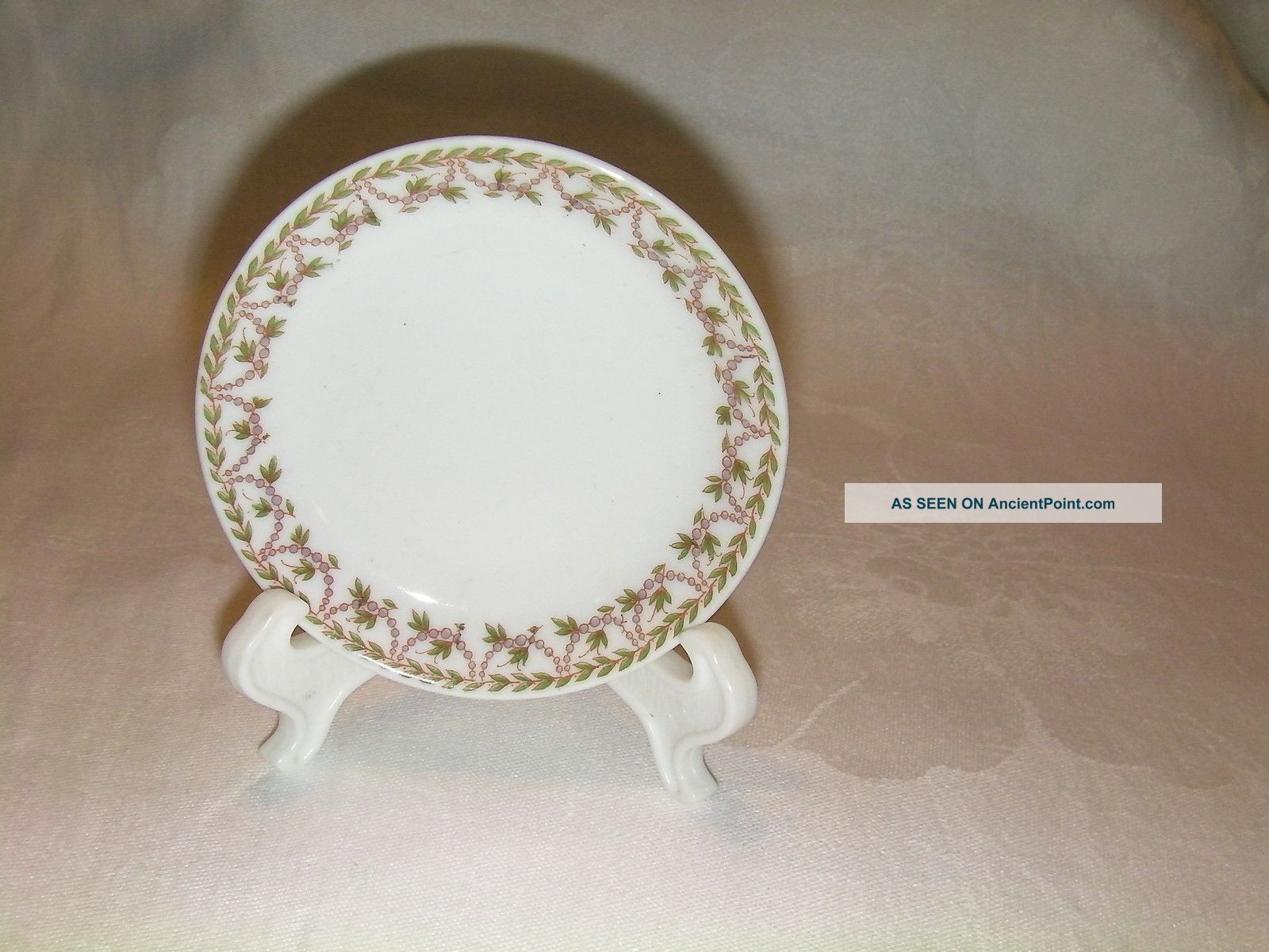 Green Leaf Trim Wm.  Guerin & Co.  Limoges Butter Pat Butter Pats photo