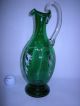 Emerald Green Art Glass Wine Decanter Decanters photo 1