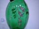 Emerald Green Art Glass Wine Decanter Decanters photo 4