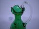 Emerald Green Art Glass Wine Decanter Decanters photo 6