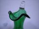 Emerald Green Art Glass Wine Decanter Decanters photo 8