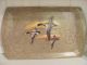 Set Of Two Hasko Deluxe Serving Trays Lithographed Ducks In Box Trays photo 1