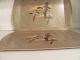 Set Of Two Hasko Deluxe Serving Trays Lithographed Ducks In Box Trays photo 2