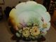 Haviland Handpainted Yellow Roses Plate Dyson Silverton Plates & Chargers photo 2