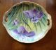 Antique Porcelain Bowl Tray Plate Limoges German Paris Porcelain? Iris & Gilt Bowls photo 2