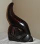 Seal Statue Teak Wood Carved Maritime Collection 21 