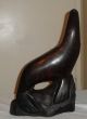 Seal Statue Teak Wood Carved Maritime Collection 21 