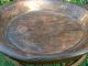 Heavy Antique Wood Dough Bowl With Handles Bowls photo 1